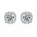 925 Silver Moissanite Earrings - ZHF-E1737