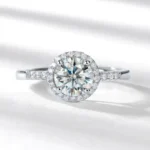 2CT Moissanite Ring in 925 Silver - Model R20202724 - Image 6