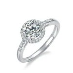 2CT Moissanite Ring in 925 Silver - Model R20202724