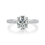 3CT Moissanite Ring in 925 Silver - Model R0760