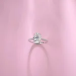 3CT Moissanite Ring in 925 Silver - Model R0760 - Image 4
