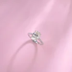 3CT Moissanite Ring in 925 Silver - Model R0760 - Image 3