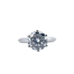 3CT Moissanite Ring in 925 Silver - Model R0762 - Image 2