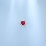 Lab-Created Ruby Ring in 925 Silver - Model A73-R2020501R - Image 5