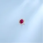 Lab-Created Ruby Ring in 925 Silver - Model A73-R2020501R - Image 4