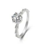 Moissanite Ring in S925 Silver - Model R202312
