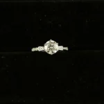 Moissanite Ring in S925 Silver - Model R202312 - Image 4
