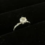 Moissanite Ring in S925 Silver - Model R202312 - Image 2