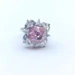925 Silver Pink Cubic Zirconia Ring - Model RS3077C1F - Image 2