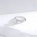 Moissanite Ring in 925 Silver - Model ZHF-R0749 - Image 4