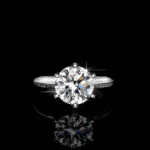 Moissanite Ring in 925 Silver - Model ZHF-R0749 - Image 3