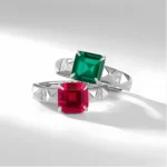 Lab-Created Ruby Ring in 925 Silver - Model ZHF-R559R - Image 4