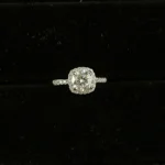 Moissanite Ring in 925 Silver - Model ZHF0117-1 - Image 4