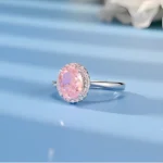 Open Cubic Zirconia Ring in 925 Silver - Model ZHFR0537F - Image 3