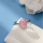 Open Cubic Zirconia Ring in 925 Silver - Model ZHFR0537F - Image 2