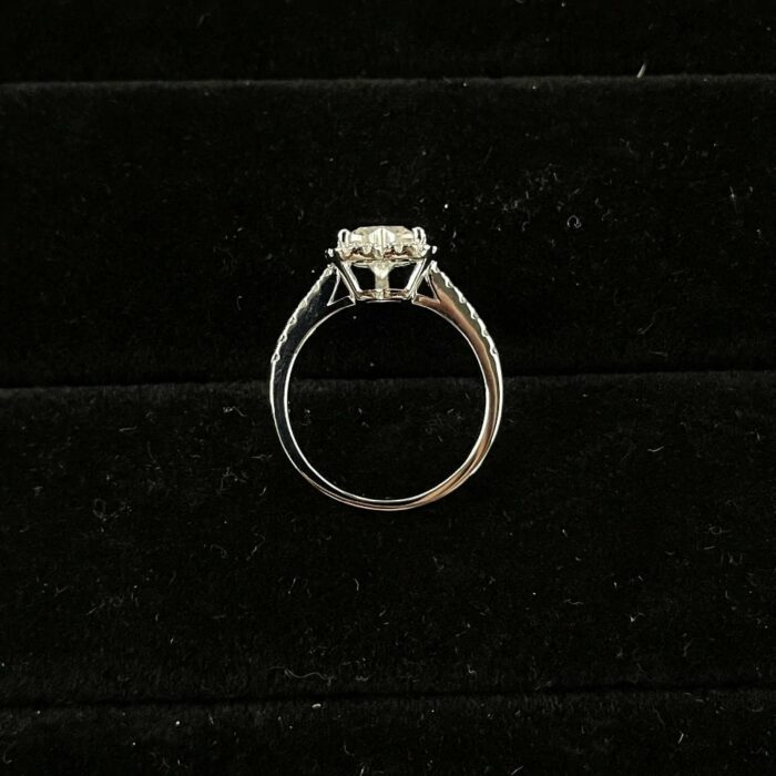 1CT Moissanite Ring in 925 Silver - Model R0761 - Image 4
