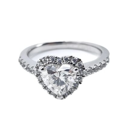 1CT Moissanite Ring in 925 Silver - Model R0761