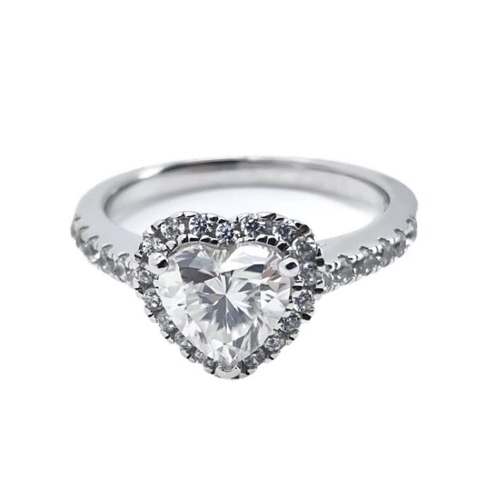 1CT Moissanite Ring in 925 Silver - Model R0761 - Image 1