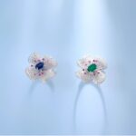 Lab-Created Blue Sapphire Ring in 925 Silver - Model 213JR0003B - Image 4