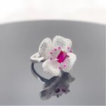 Lab-Created Ruby Ring in 925 Silver - Model 213JR0003R - Image 6
