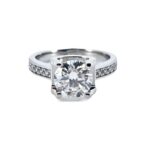 2CT Moissanite Ring in 925 Silver - Model R0796
