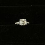 2CT Moissanite Ring in 925 Silver - Model R0796 - Image 2