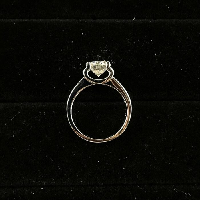 2CT Moissanite Ring in 925 Silver - Model R0796 - Image 4