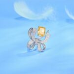 925 Silver Yellow Cubic Zirconia Ring - Model CR02291Y - Image 2