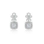 925 Silver Cubic Zirconia G Color Earrings E0698G