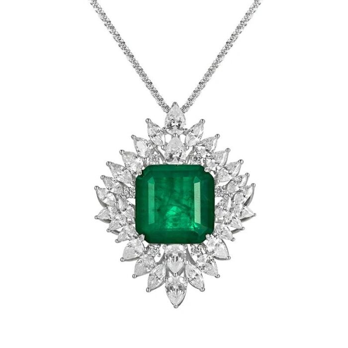 925 Silver Glass Pendant - Model P0776 - Image 1