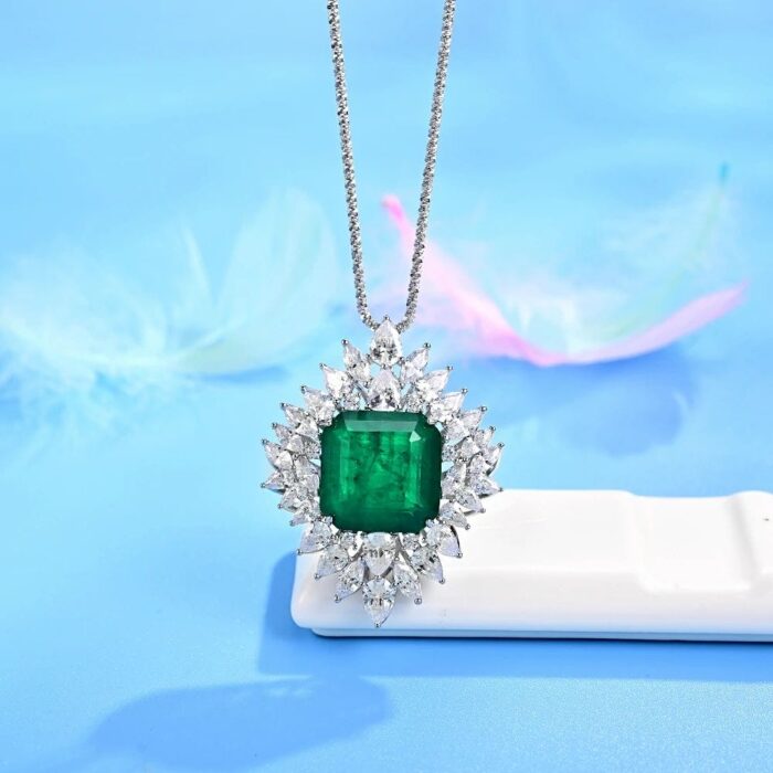 925 Silver Glass Pendant - Model P0776 - Image 2