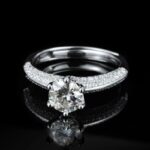 Moissanite Ring in 925 Silver - Model R00425-1 - Image 4