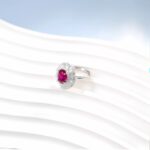 Lab-Created Ruby Ring in 925 Silver - Model R0099R - Image 5