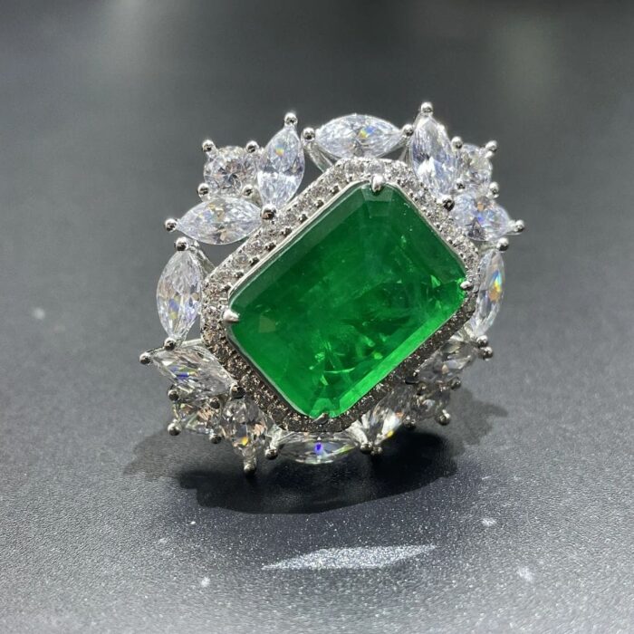 925 Silver Glass Ring - Model R0149 - Image 3