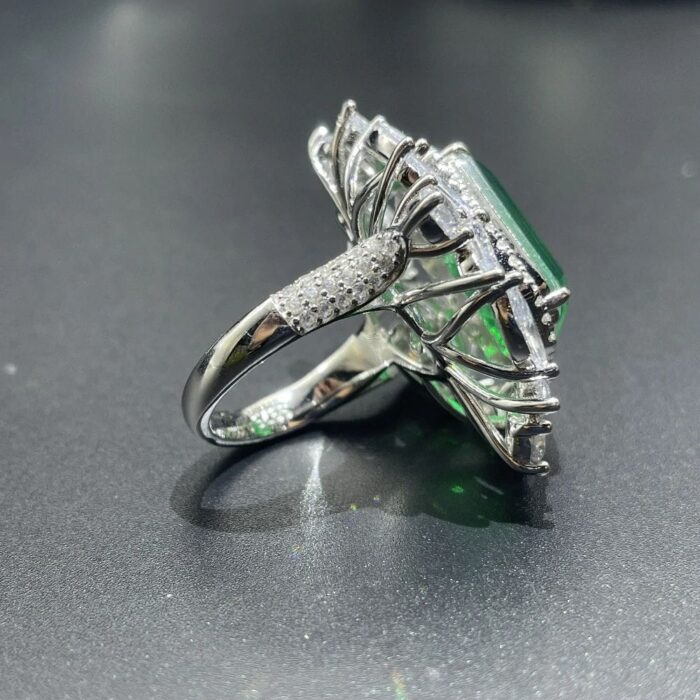 925 Silver Glass Ring - Model R0149 - Image 4