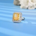 925 Silver Yellow Cubic Zirconia Ring - Model RS3076C1Y - Image 2