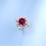Lab-Created Ruby Ring in 925 Silver - Model ZHF-R0015R - Image 2