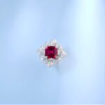 Lab-Created Ruby Ring in 925 Silver - Model ZHF-R0015R - Image 4