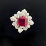 Lab-Created Ruby Ring in 925 Silver - Model ZHF-R0015R - Image 6
