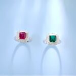 Lab-Created Ruby Ring in 925 Silver - Model ZHF-R0028R - Image 5
