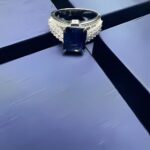 Blue Sapphire Ring in 925 Silver - Model ZHF-R0593B - Image 3