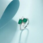 925 Silver Glass Ring - Model ZHF-R1478L - Image 2