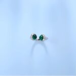 Lab-Created Emerald Ring in 925 Silver - Model ZHF-R202502 - Image 3