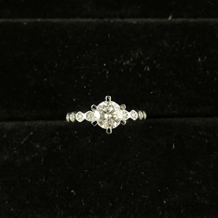 Moissanite Ring in 925 Silver - Model ZHF0116 - Image 3