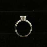 Moissanite Ring in 925 Silver - Model ZHF0116 - Image 5
