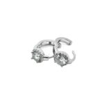 925 Silver Moissanite Earrings ZHF-E1718 - Image 3