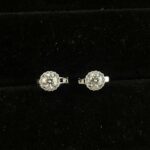 925 Silver Moissanite Earrings ZHF-E1718 - Image 4