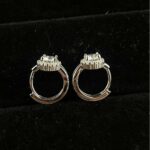 925 Silver Moissanite Earrings ZHF-E1718 - Image 5