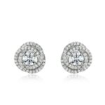 S925 Silver Moissanite Earrings - Model ZHF-E5510