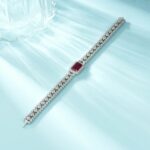 925 Silver Ruby Bracelet - Model ZHF-L1386R - Image 3